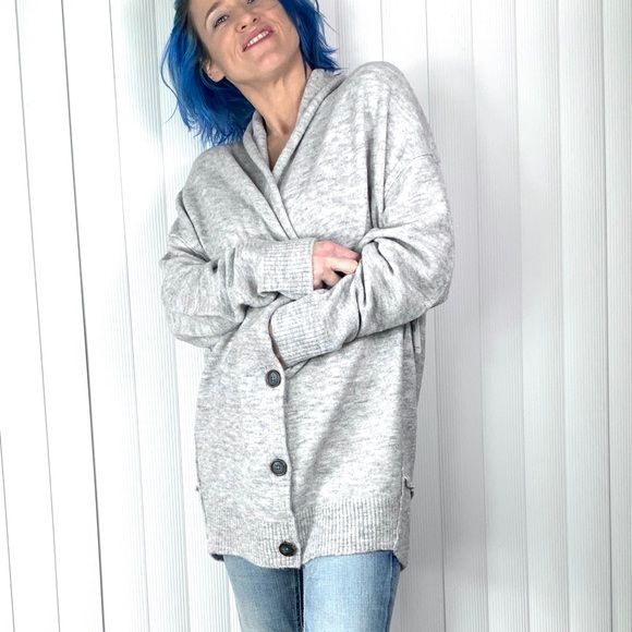 🧸NWT🤩|•FREE PEOPLE•| Oversize Cardigan (Medium) - Picture 8 of 12